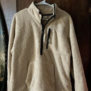 PINK Victoria's Secret Tan Sherpa Jacket